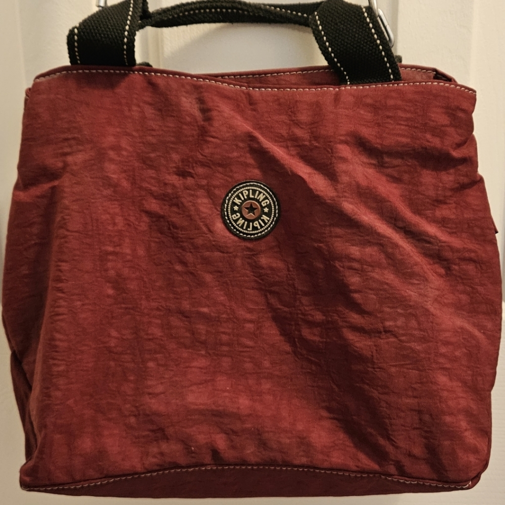 Kiplong Shoulder Bag Red Nylon